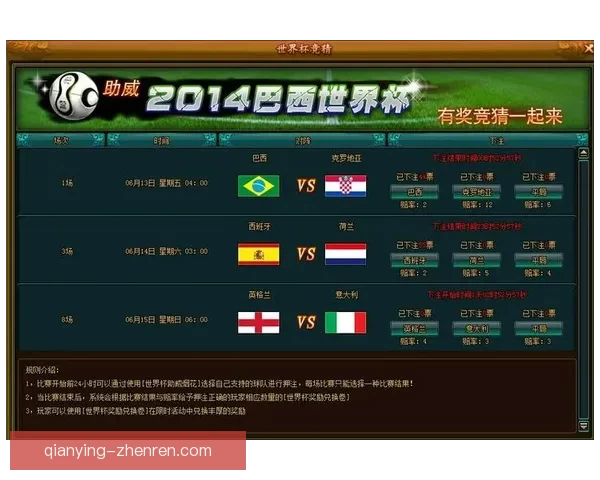 世界杯竞猜高赔率平台推荐 轻松玩转世界杯 赢取丰厚奖金